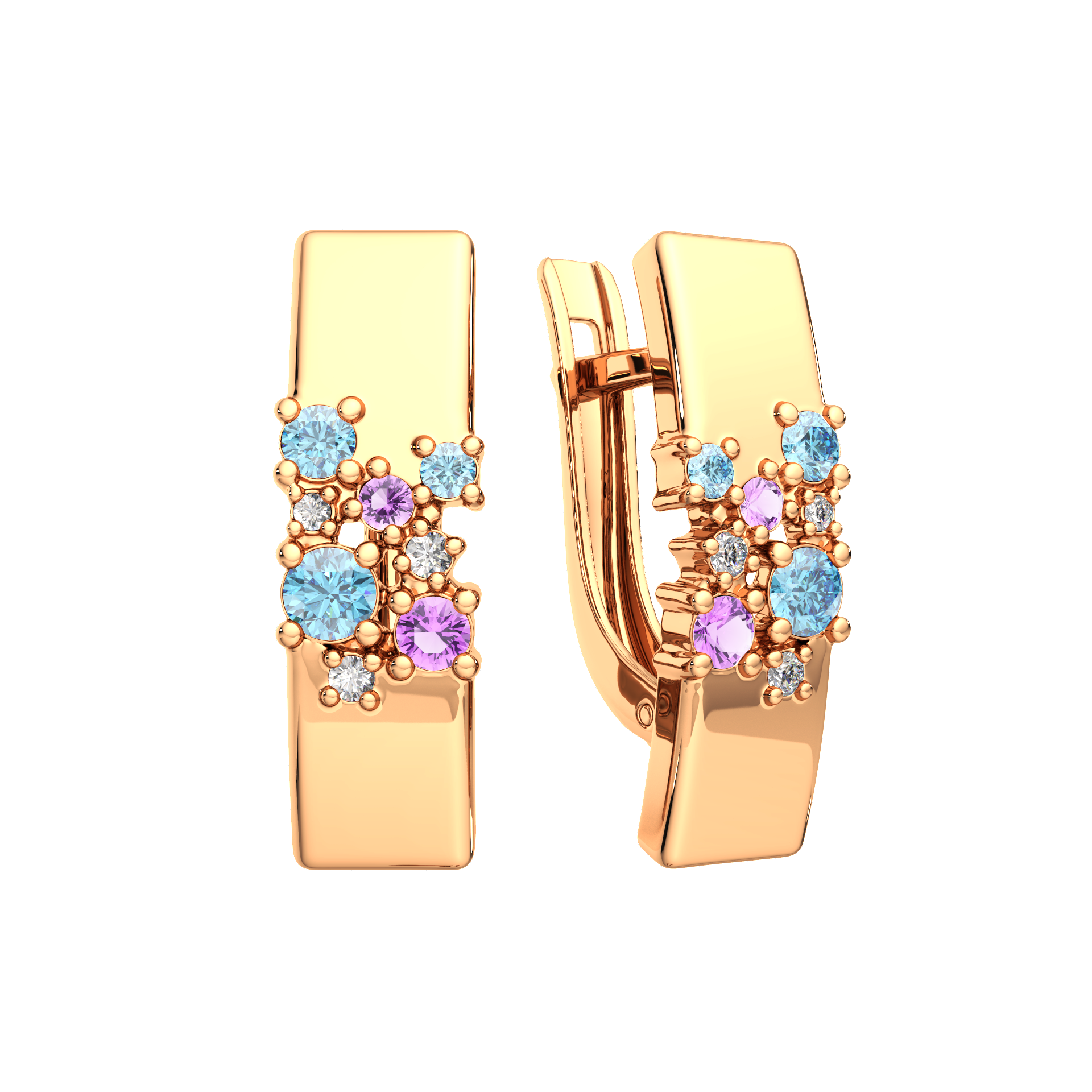 Серьги 3SM012.14K.R.ZZ