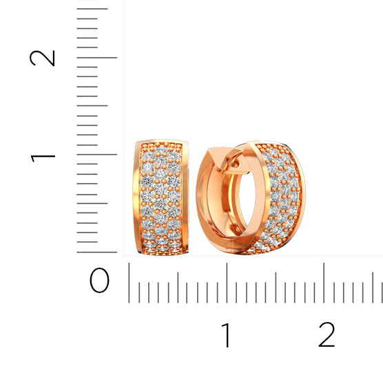 Серьги 310629.14K.R Серьги 310629.14K.R