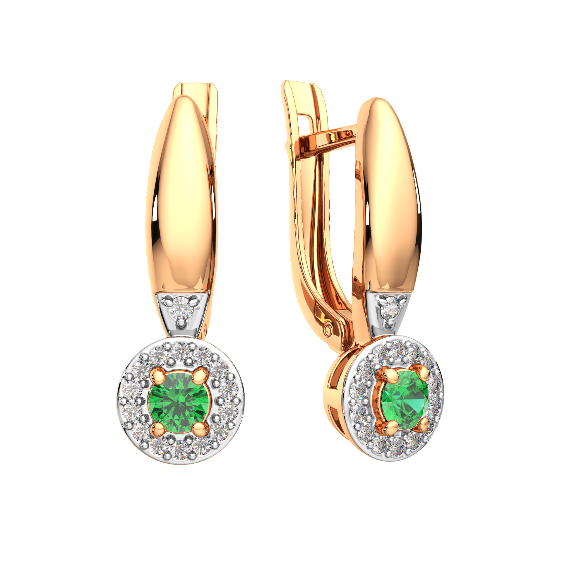 Серьги 3D20154.14K.R.ZZ