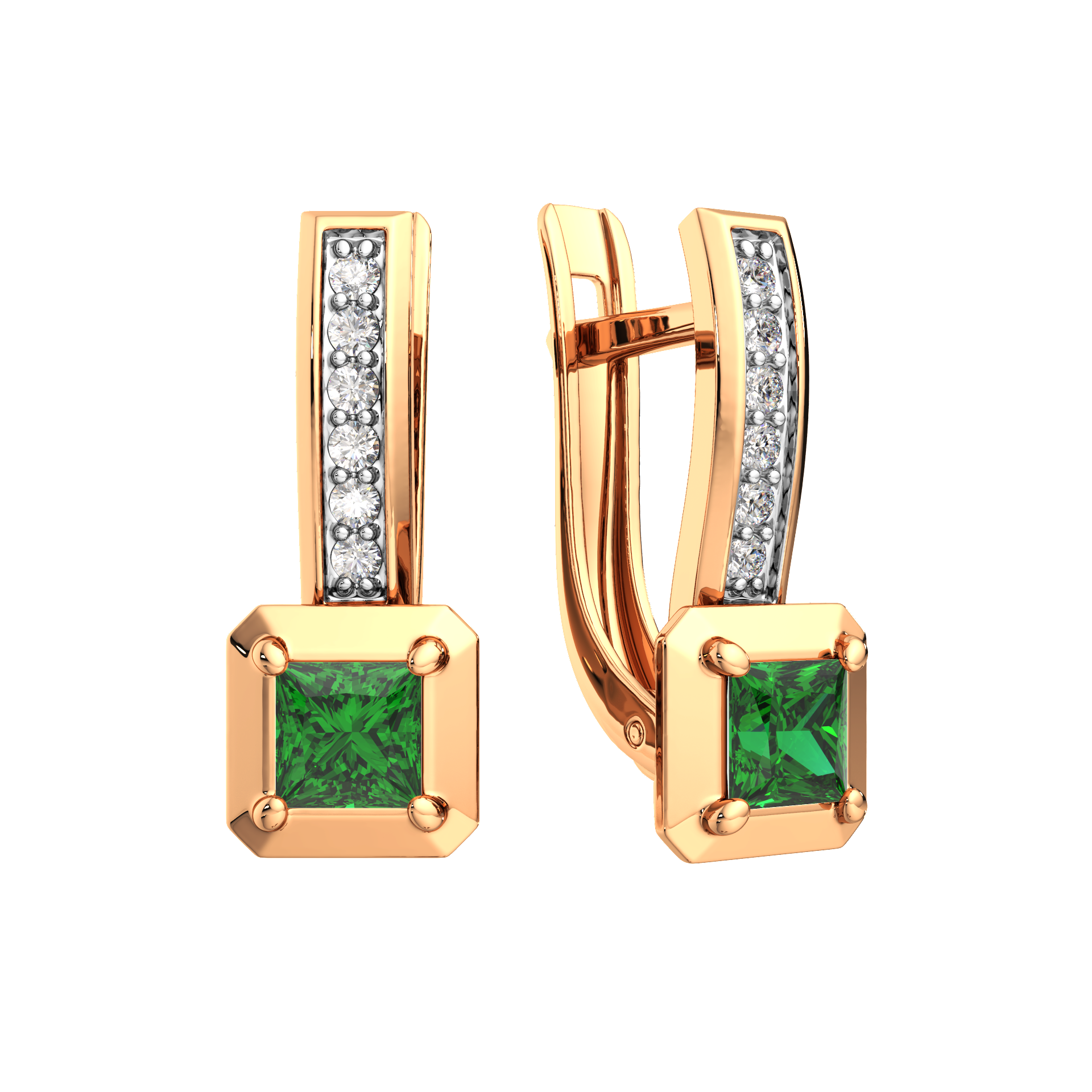 Серьги 3D20120.14K.R.ZZ