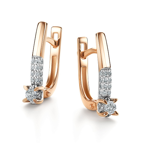 Серьги 26012-100 Серьги 26012-100