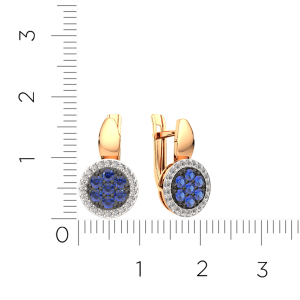 Серьги 3D10248.14K.R.ZZ