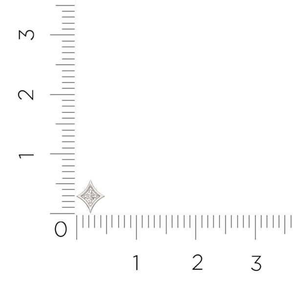 Серьга 3D00455.14K.W.ZZ