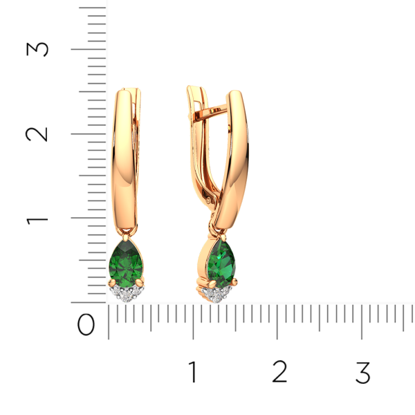 Серьги 3D20148.14K.R.ZZ