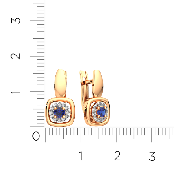 Серьги 3D10237.14K.R.ZZ