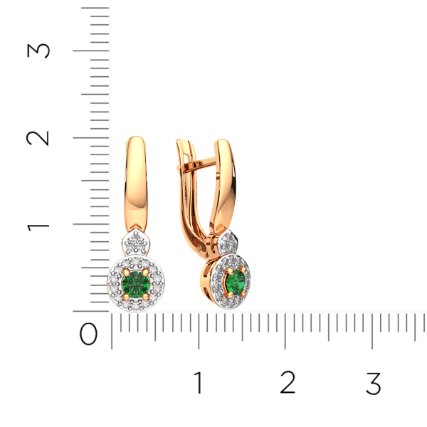 Серьги 3D20175.14K.R.ZZ Серьги 3D20175.14K.R.ZZ