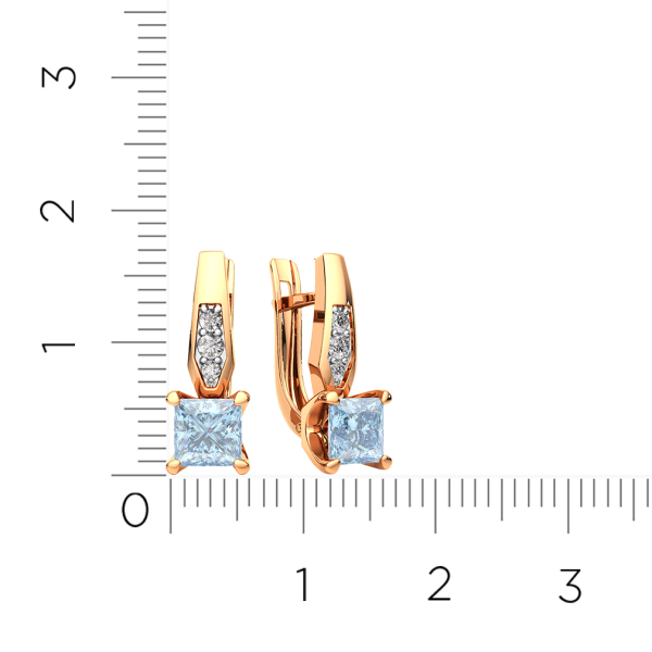 Серьги 3S40220.14K.R.ZZ