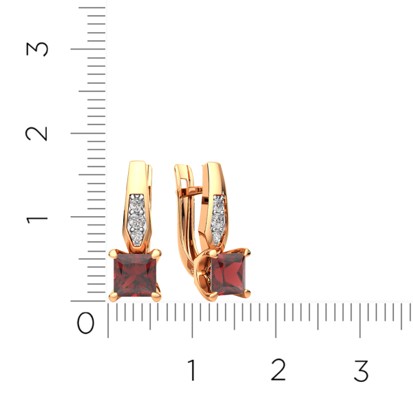 Серьги 3S50220.14K.R.ZZ