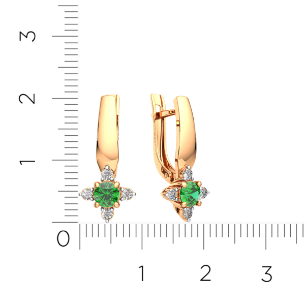 Серьги 3D20163.14K.R.ZZ