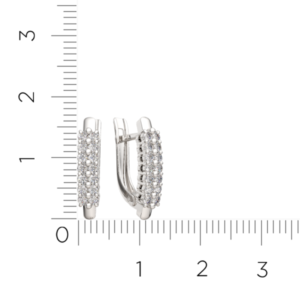 Серьги 3D00465.14K.W Серьги 3D00465.14K.W