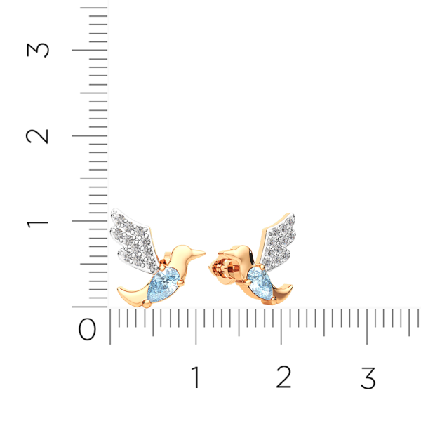 Серьги 3S40211.14K.R.ZZ