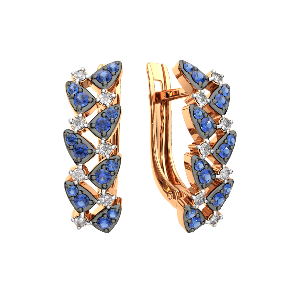 Серьги 3D10174.14K.R.ZZ Серьги 3D10174.14K.R.ZZ