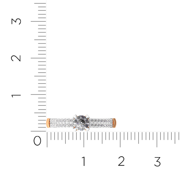 Кольцо 2D00403.14K.R.ZZ