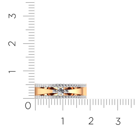 Кольцо 2D00448.14K.R.ZZ