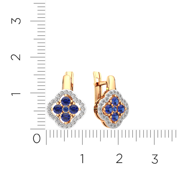 Серьги 3D10238.14K.R.ZZ