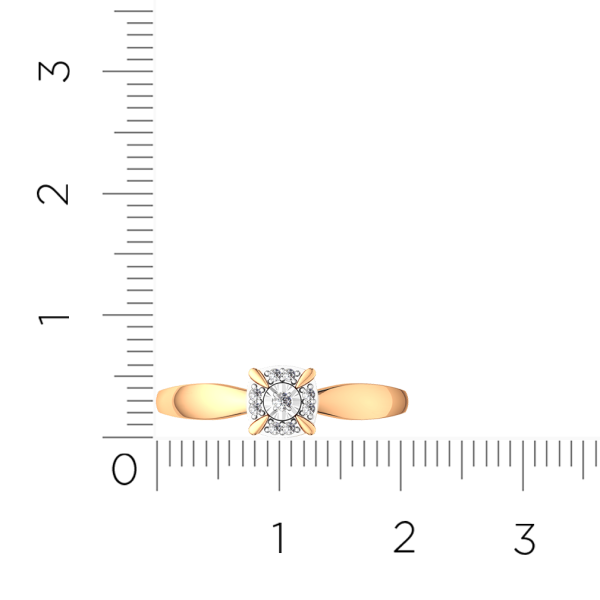 Кольцо 2D00772.14K.B.ZZ