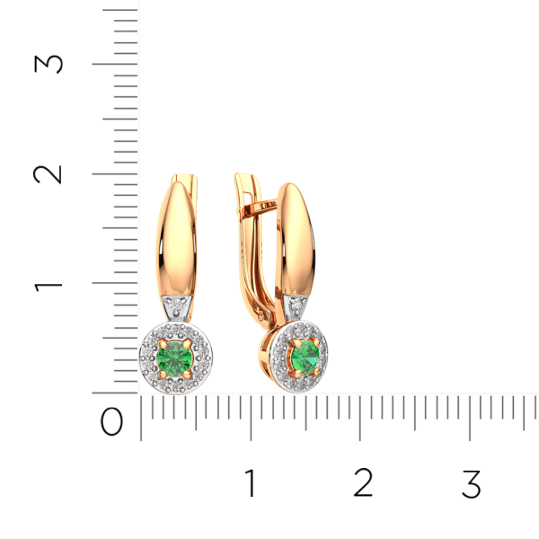 Серьги 3D20154.14K.R.ZZ