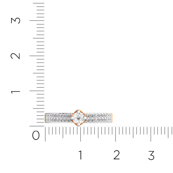 Кольцо 2D00456.14K.B.ZZ