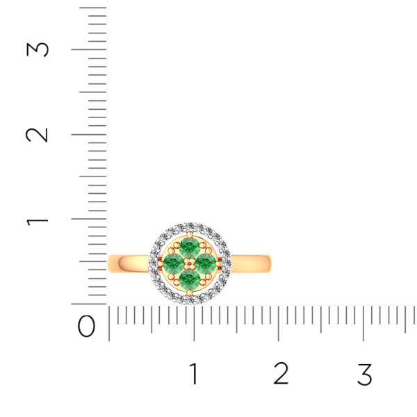 Кольцо 2D20224.14K.R.ZZ