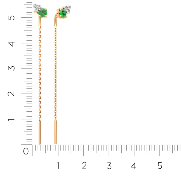 Серьги 3D20182.14K.R Серьги 3D20182.14K.R