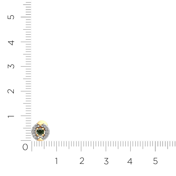 Серьги 3D2089.14K.R.ZZ
