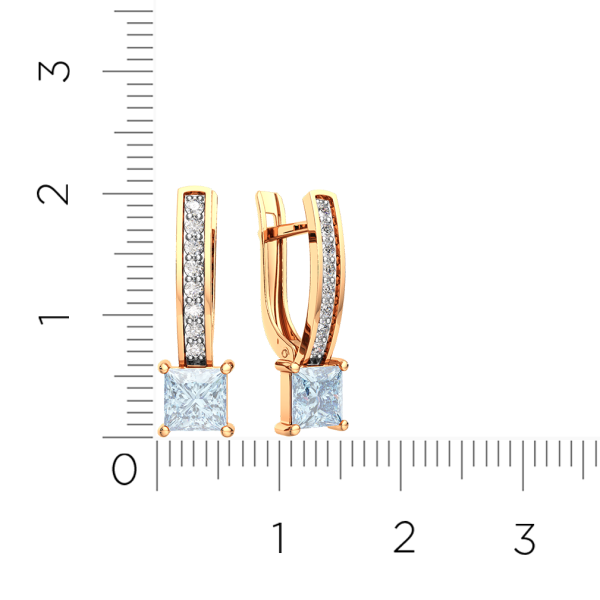 Серьги 3S40244.14K.R.ZZ Серьги 3S40244.14K.R.ZZ