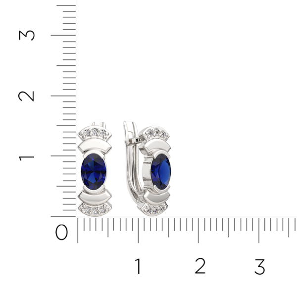 Серьги 3D10127.14K.W.ZZ