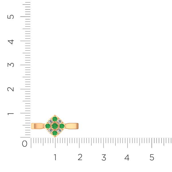 Кольцо 2D20116.14K.R.ZZ