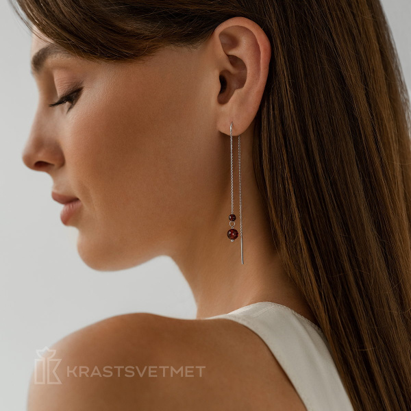 Серьги НС 22-389К7Ю-3 Серьги НС 22-389К7Ю-3