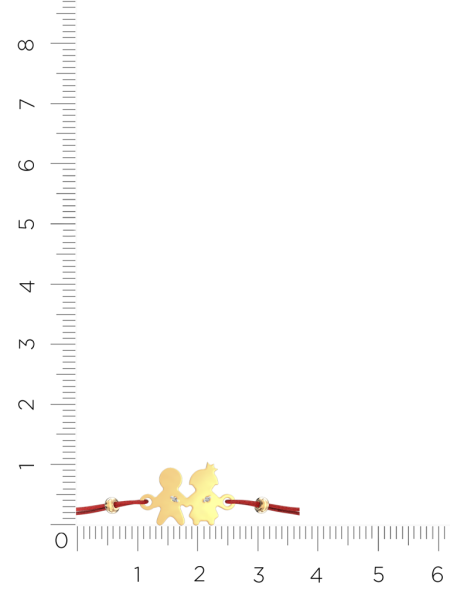 Браслет 6D0058.14K.R.02