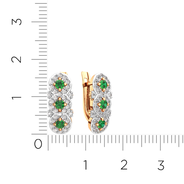 Серьги 3D20117.14K.R.ZZ Серьги 3D20117.14K.R.ZZ