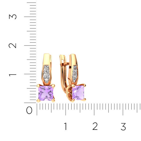Серьги 3S60220.14K.R.ZZ Серьги 3S60220.14K.R.ZZ