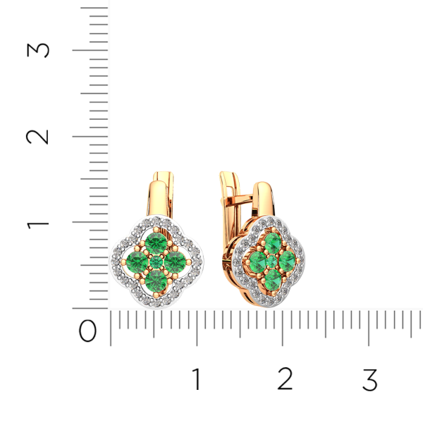 Серьги 3D20238.14K.R.ZZ