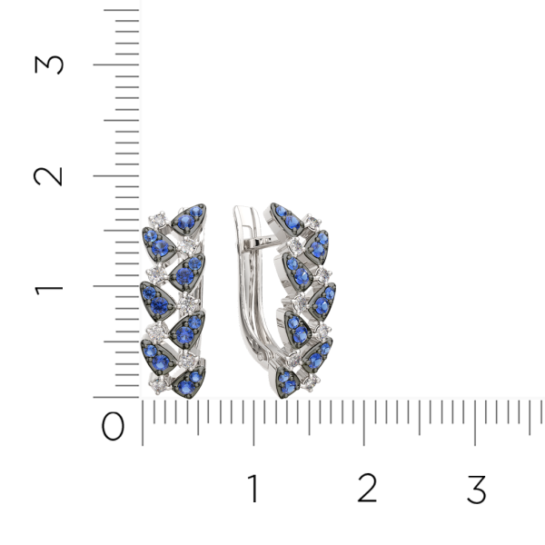 Серьги 3D10174.14K.W.ZZ Серьги 3D10174.14K.W.ZZ