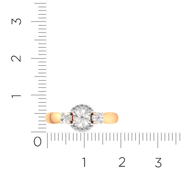 Кольцо 2D00434.14K.B.ZZ