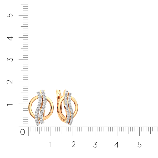 Серьги 3101523.14K.R.ZZ Серьги 3101523.14K.R.ZZ