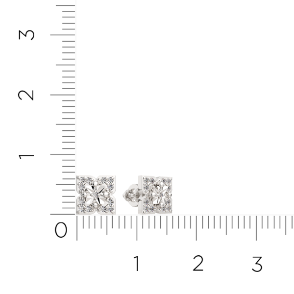 Серьги 3D00567.14K.W.ZZ