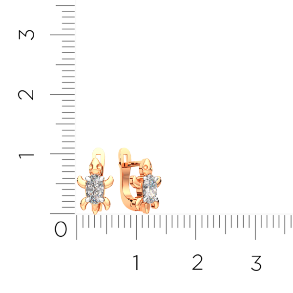 Серьги 3101687.14K.R.ZZ