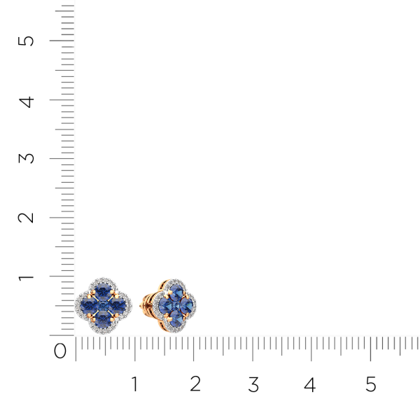 Серьги 3D1098.14K.R