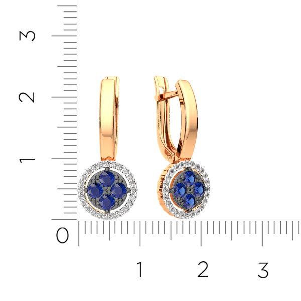 Серьги 3D10224.14K.R.ZZ