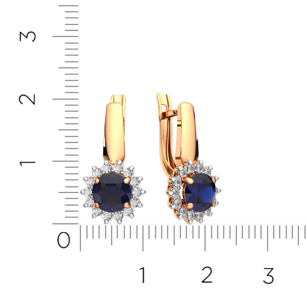 Серьги 3D10129.14K.R.ZZ