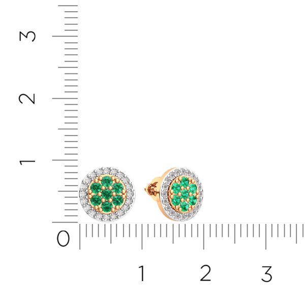 Серьги 3D20249.14K.R.ZZ